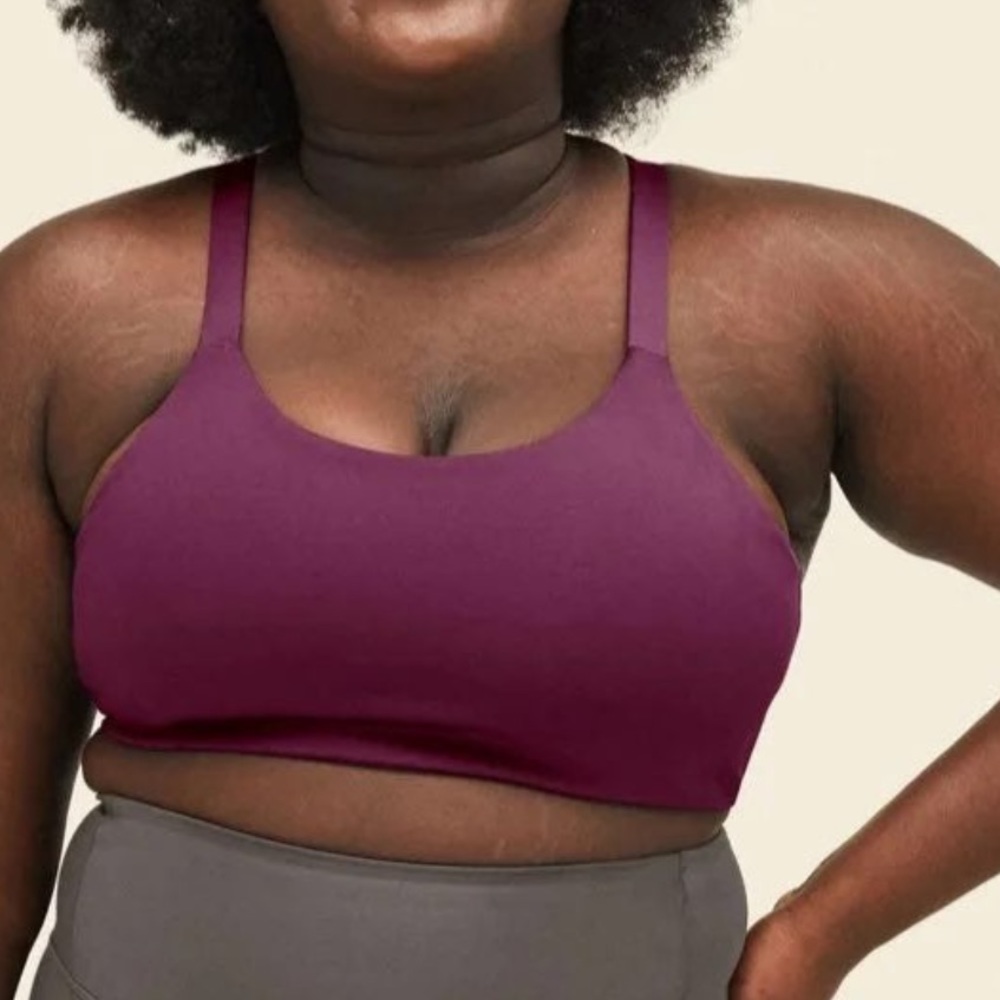 NWT PLUM Lou V-Back Bra